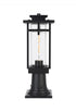 Elegant Lighting Cambria 7 inch Outdoor Pendant in Black Model: OD320P17BK