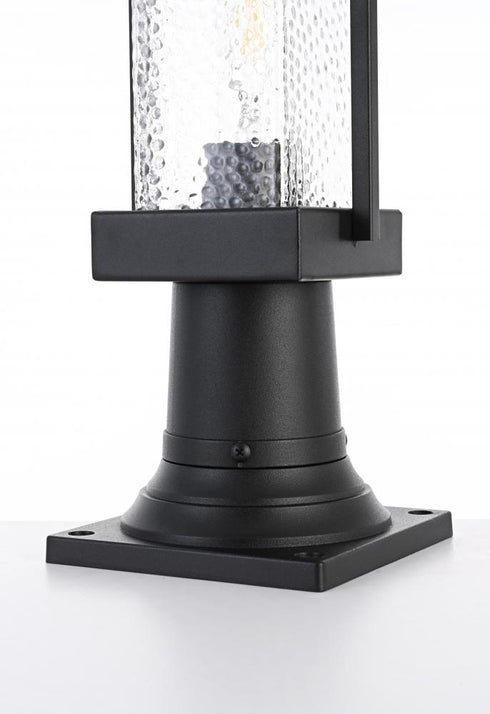 Elegant Lighting Cambria 7 inch Outdoor Pendant in Black Model: OD320P17BK