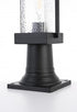 Elegant Lighting Cambria 7 inch Outdoor Pendant in Black Model: OD320P17BK