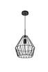 Elegant Lighting Candor 1 light black Pendant Model: LD4008D11BK