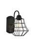 Elegant Lighting Candor 1 light black Wall Sconce Model: LD4008W10BK