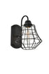 Elegant Lighting Candor 1 light black Wall Sconce Model: LD4008W10BK