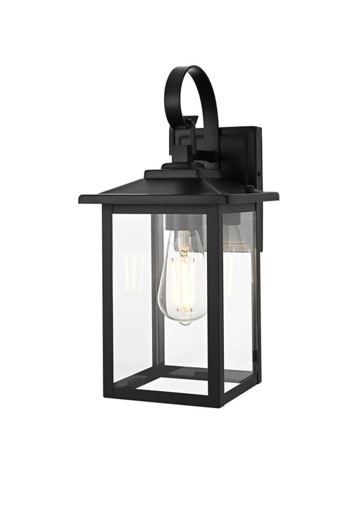 Elegant Lighting Carisle 1 Light Wall sconce W7 Inch E8 Inch H15 Inch L1 in Black (1Box) Model: OD325W15BK