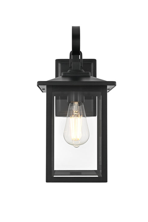 Elegant Lighting Carisle 1 Light Wall sconce W7 Inch E8 Inch H15 Inch L1 in Black (1Box) Model: OD325W15BK