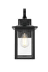 Elegant Lighting Carisle 1 Light Wall sconce W7 Inch E8 Inch H15 Inch L1 in Black (1Box) Model: OD325W15BK