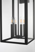 Elegant Lighting Carisle 4 Light Wall sconce W12 Inch E13 Inch H31 Inch L4 in Black (1Box) Model: OD325W31BK