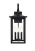 Elegant Lighting Carisle 7 inch Outdoor Pendant in Black Model: OD325W20BK