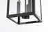 Elegant Lighting Carlisle 7 inch Outdoor Pendant in Black Model: OD325H17BK