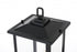 Elegant Lighting Carlisle 7 inch Outdoor Pendant in Black Model: OD325P22BK