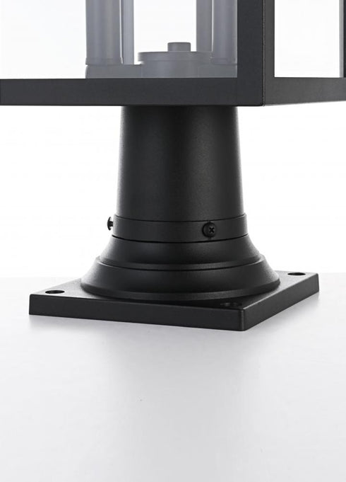Elegant Lighting Carlisle 7 inch Outdoor Pendant in Black Model: OD325P22BK