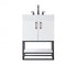 Elegant Lighting Caroline 24 inch Single Bathroom Vanity in Chestnut Brown Model: VF29224MCB
