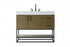 Elegant Lighting Caroline 42 inch Single Bathroom Vanity in Chestnut Brown Model: VF29242MCB