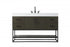 Elegant Lighting Caroline 54 inch Single Bathroom Vanity in Chestnut Brown Model: VF29254MCB