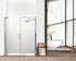 Elegant Lighting Carson Semi frameless Hinged Shower Door 48x72 in Brushed Gold Model: SD404-4872BGD
