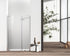 Elegant Lighting Carson Semi frameless Hinged Shower Door 48x72 in Brushed Gold Model: SD404-4872BGD