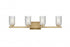 Elegant Lighting Cassie 31 inch Wall Sconce in Chrome in Chrome and Clear Finish Model: LD7028W32C