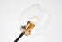 Elegant Lighting Cavoli 11 light in Light Antique Brass and Flat Black Pendant Model: 1712G73LAB