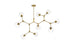 Elegant Lighting Cavoli 60 Inch Chandelier in Black Model: 1712G60BK
