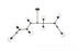 Elegant Lighting Cavoli 74 Inch Chandelier in Black Model: 1712G74BK