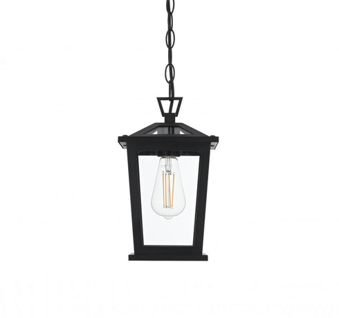 Elegant Lighting Cayman 7 inch Outdoor Pendant in Black Model: OD332H12BK