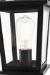 Elegant Lighting Cayman 7 inch Outdoor Pendant in Black Model: OD332P17BK