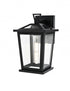 Elegant Lighting Cayman 7 inch Outdoor Pendant in Black Model: OD332W12BK