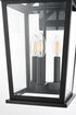 Elegant Lighting Cayman 7 inch Outdoor Pendant in Black Model: OD332W16BK