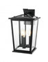 Elegant Lighting Cayman 7 inch Outdoor Pendant in Black Model: OD332W16BK