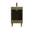Elegant Lighting Chandler Vanity Cabinet 2Dr W20 Inch xD19 Inch xH34 Inch in Chestnut Brown Model: VF25020MCB