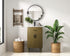 Elegant Lighting Chandler Vanity Cabinet 2Dr W20 Inch xD19 Inch xH34 Inch in Chestnut Brown Model: VF25020MCB