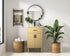 Elegant Lighting Chandler Vanity Cabinet 2Dr W20 Inch xD19 Inch xH34 Inch in Honey Brown Model: VF25020MHB