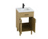 Elegant Lighting Chandler Vanity Cabinet 2Dr W20 Inch xD19 Inch xH34 Inch in Honey Brown Model: VF25020MHB