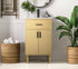 Elegant Lighting Chandler Vanity Cabinet 2Dr W20 Inch xD19 Inch xH34 Inch in Honey Brown Model: VF25020MHB