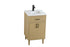 Elegant Lighting Chandler Vanity Cabinet 2Dr W20 Inch xD19 Inch xH34 Inch in Honey Brown Model: VF25020MHB