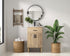Elegant Lighting Chandler Vanity Cabinet 2Dr W20 Inch XD19 Inch xH34 Inch MW in Mango Wood Finish Model: VF25020MW