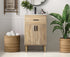 Elegant Lighting Chandler Vanity Cabinet 2Dr W20 Inch XD19 Inch xH34 Inch MW in Mango Wood Finish Model: VF25020MW
