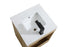 Elegant Lighting Chandler Vanity Cabinet 2Dr W20 Inch XD19 Inch xH34 Inch MW in Mango Wood Finish Model: VF25020MW