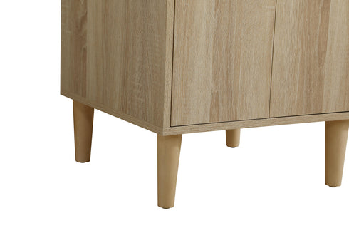Elegant Lighting Chandler Vanity Cabinet 2Dr W20 Inch XD19 Inch xH34 Inch MW in Mango Wood Finish Model: VF25020MW