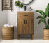 Elegant Lighting Chandler Vanity Cabinet 2Dr W20 Inch XD19 Inch xH34 Inch WB in Walnut Brown Finish Model: VF25020WB