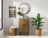 Elegant Lighting Chandler Vanity Cabinet 2Dr W20 Inch XD19 Inch xH34 Inch WB in Walnut Brown Finish Model: VF25020WB