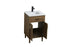 Elegant Lighting Chandler Vanity Cabinet 2Dr W20 Inch XD19 Inch xH34 Inch WB in Walnut Brown Finish Model: VF25020WB
