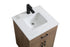 Elegant Lighting Chandler Vanity Cabinet 2Dr W20 Inch XD19 Inch xH34 Inch WB in Walnut Brown Finish Model: VF25020WB