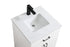 Elegant Lighting Chandler Vanity Cabinet 2Dr W20 Inch XD19 Inch xH34 Inch WH in White Finish Model: VF25020MWH
