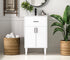 Elegant Lighting Chandler Vanity Cabinet 2Dr W20 Inch XD19 Inch xH34 Inch WH in White Finish Model: VF25020MWH