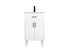 Elegant Lighting Chandler Vanity Cabinet 2Dr W20 Inch XD19 Inch xH34 Inch WH in White Finish Model: VF25020MWH
