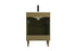 Elegant Lighting Chandler Vanity Cabinet 2Dr W24 Inch xD19 Inch xH34 Inch in Chestnut Brown Model: VF25024MCB