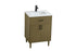 Elegant Lighting Chandler Vanity Cabinet 2Dr W24 Inch xD19 Inch xH34 Inch in Chestnut Brown Model: VF25024MCB