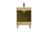 Elegant Lighting Chandler Vanity Cabinet 2Dr W24 Inch xD19 Inch xH34 Inch in Honey Brown Model: VF25024MHB