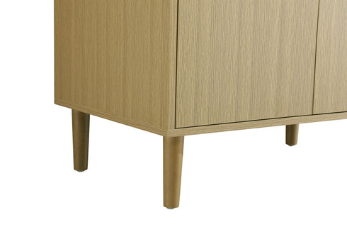 Elegant Lighting Chandler Vanity Cabinet 2Dr W24 Inch xD19 Inch xH34 Inch in Honey Brown Model: VF25024MHB