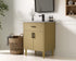 Elegant Lighting Chandler Vanity Cabinet 2Dr W24 Inch xD19 Inch xH34 Inch in Honey Brown Model: VF25024MHB